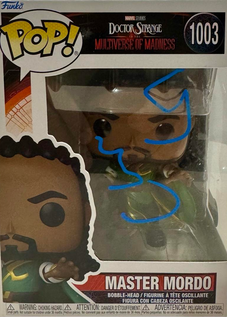 Chiwetel Ejiofor Signed Funko Pop #1003 "Master Mordo" (Dr. Strange) - Beckett COA